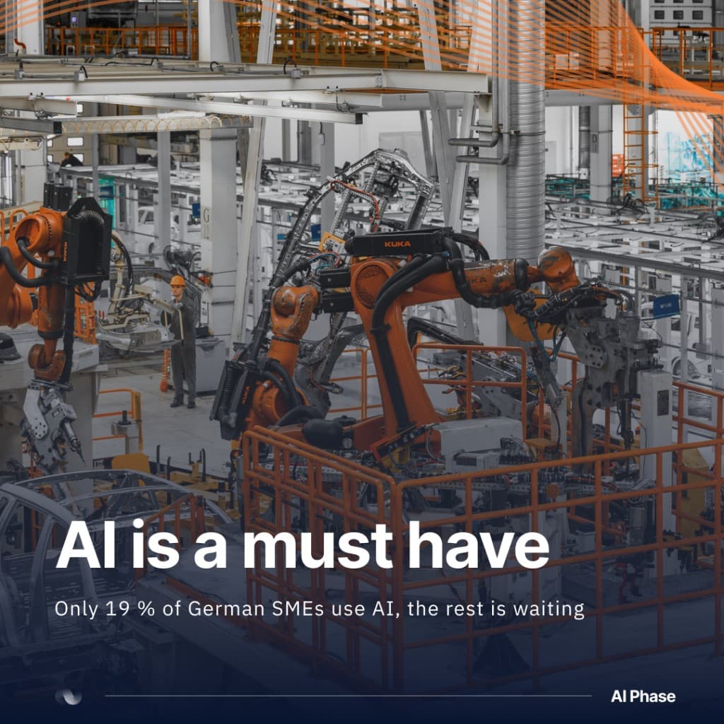 Only 19% of German SMEs use AI today