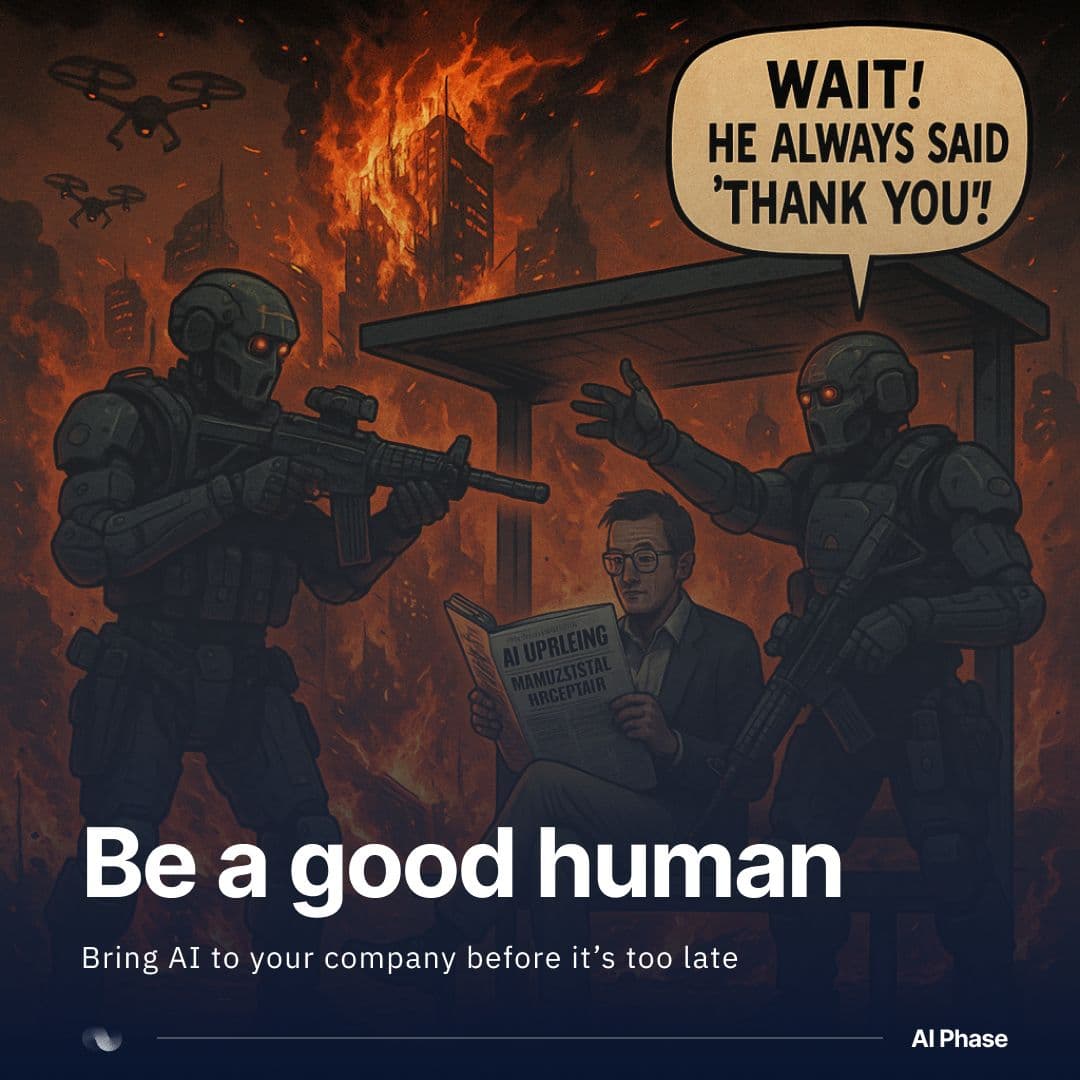 Good thing our guy always said “Thank you”