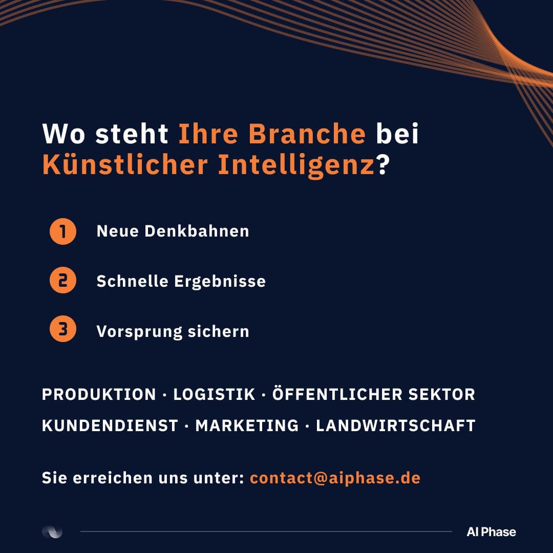 Wo steht Ihre Branche bei Künstlicher Intelligenz?