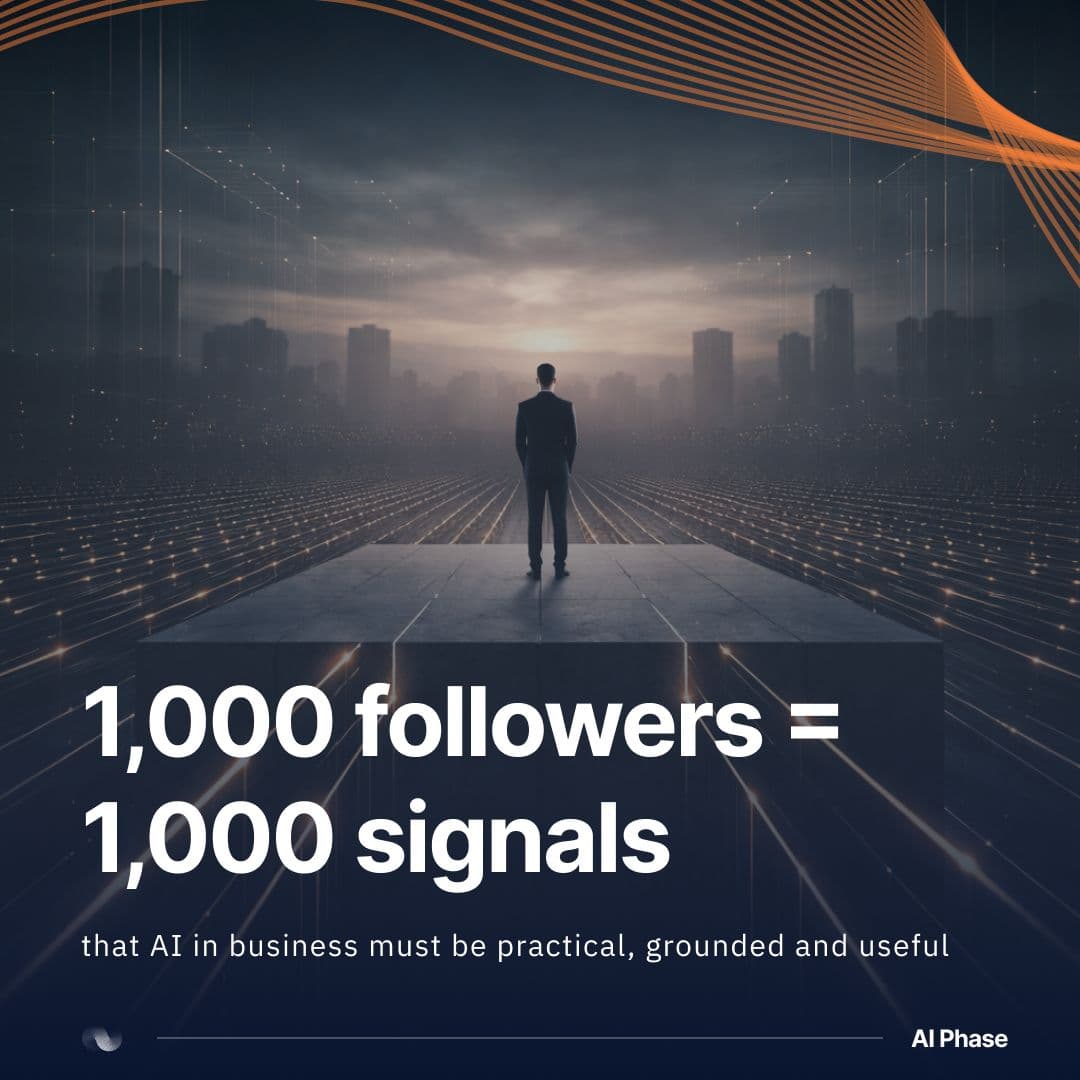 1,000 followers, wow, what does it mean?