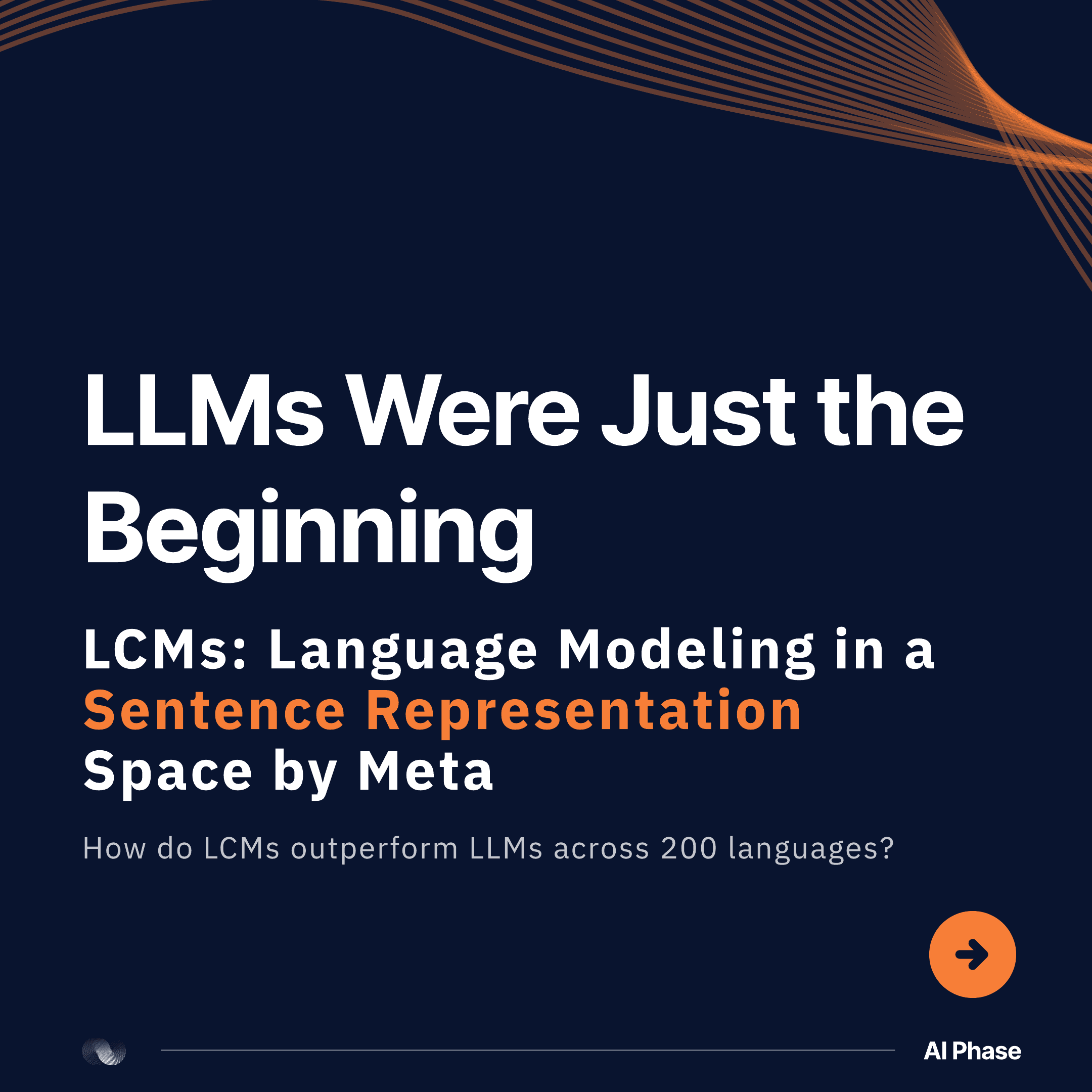 Large Concept Models (LCMs): The Next Step Towards Leaving Tokenization Behind