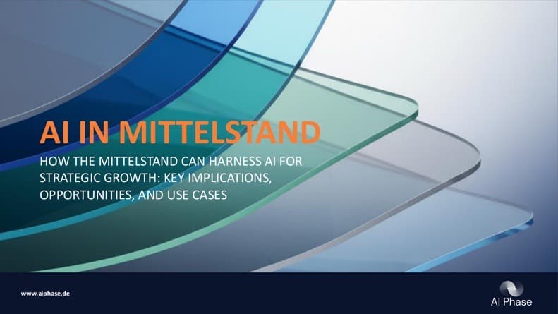 AI in Mittelstand – How the Mittelstand can harness AI for strategic growth